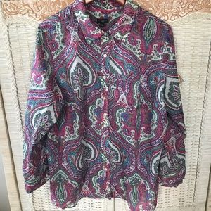 SALE! Talbots lightweight blouse